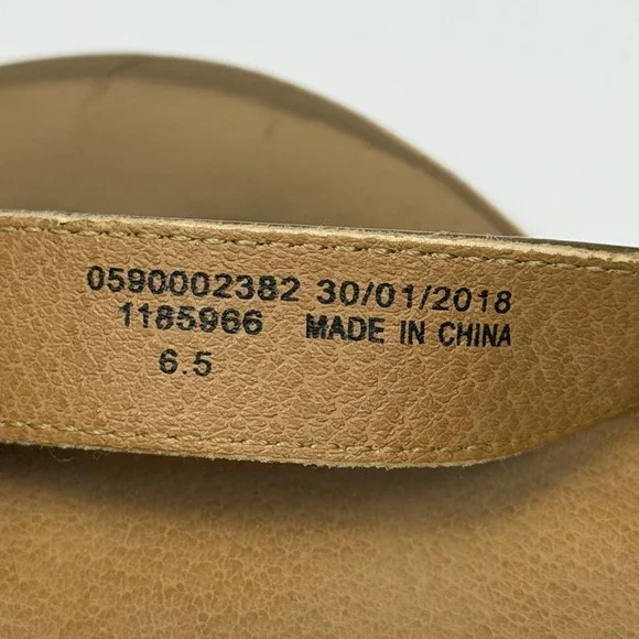 ASOS DESIGN Metallic Rose Gold Ankle Strap Stiletto Heels Sandals Size 6.5 - Picture 8 of 8